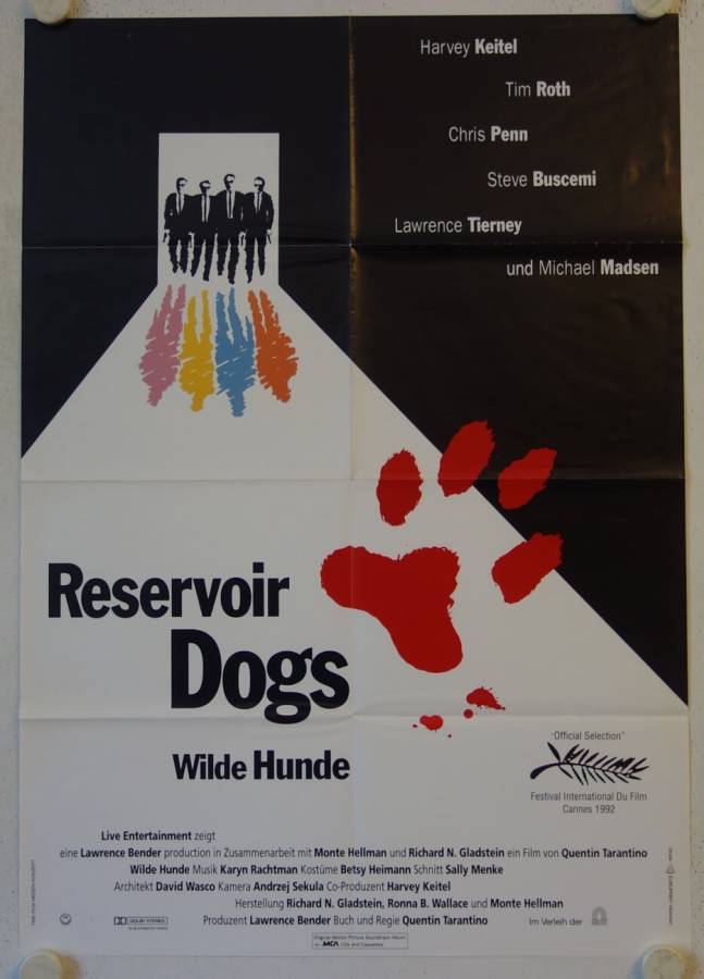 Reservoir Dogs original release german movie poster